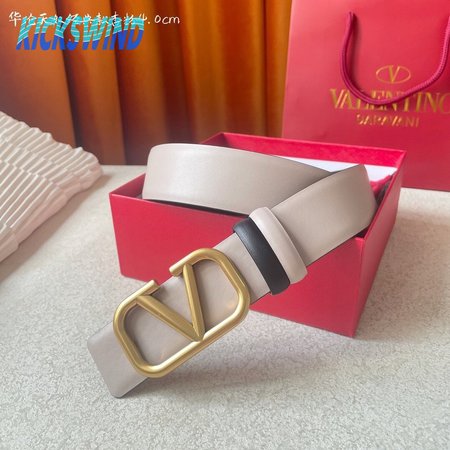 Valentino White Belt 4.0cm
