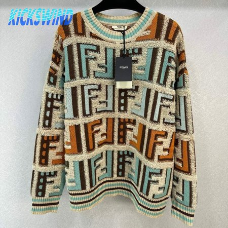 Fendi V-Neck Cardigan Sweater