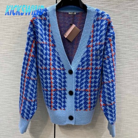 Miu Miu V-Neck Cardigan Sweater