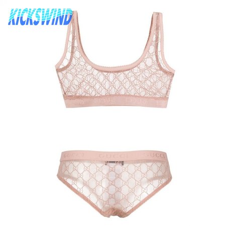 Gucci Pink Two-Piece Swimsuit