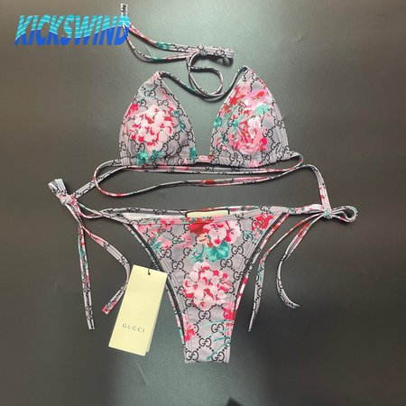 Gucci Rose Two-Piece Swimsuit