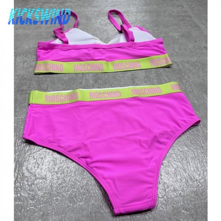 Moschino Pink Two-Piece Swimsuit