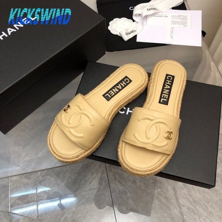 Chanel Casual Style Leather Party Style Elegant Sandals