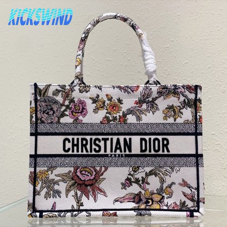 Dior Medium Dior Tote Bag Embroidered