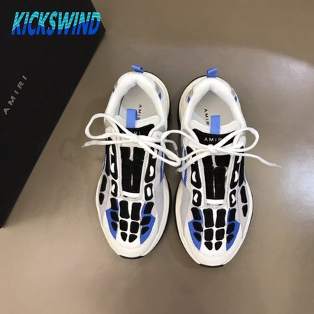 AMIRI Bone Runner White Black Grey Blue