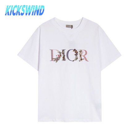 Dior Floral Logo T-shirt Men's White