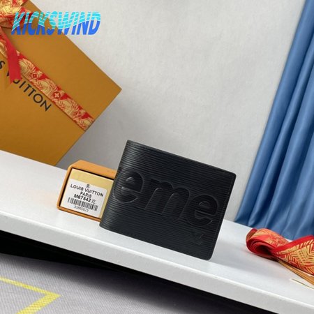 x supreme slender wallet epi black