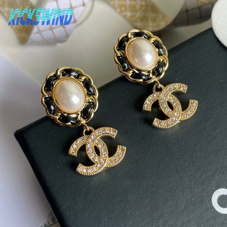 Chanel Pearl CC Earrings
