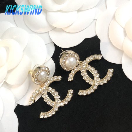 Chanel Pearl CC Earrings