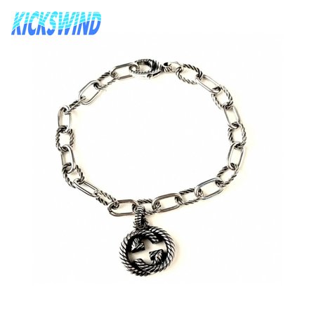 Gucci Twisted G Bracelet in Sterling Silver