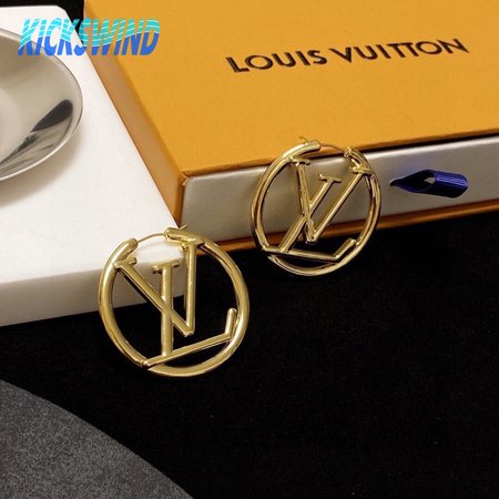 louise hoop earrings gold