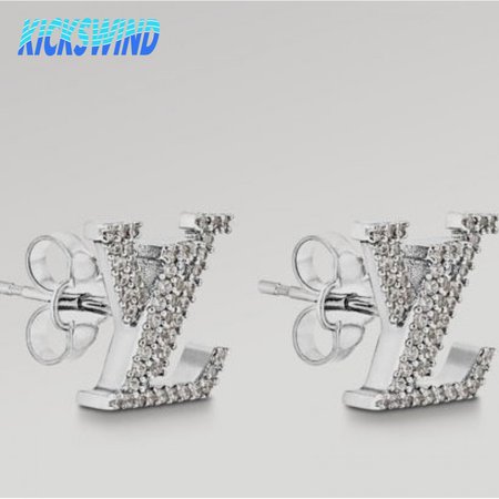 iconic earrings silver/rhinestone