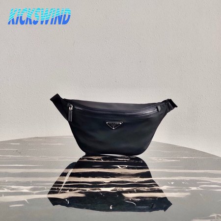 Prada Re-Nylon and Saffiano Leather Belt Bag