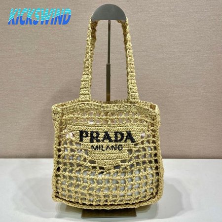 Prada Crochet Tote Bag