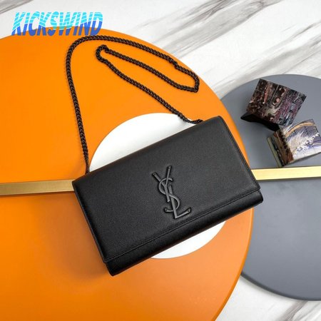 YSL Medium Kate In Grain De Poudre Embossed Leather