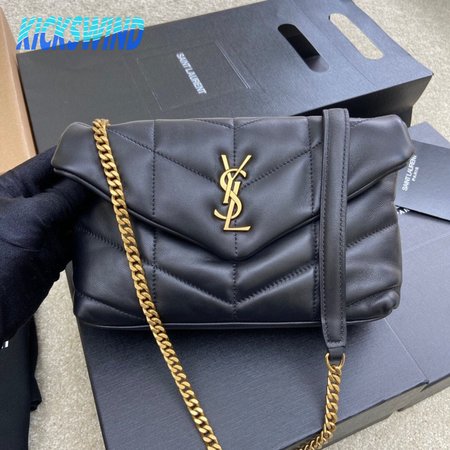 YSL Small Loulou Puffer In Quilted Nappa Leather