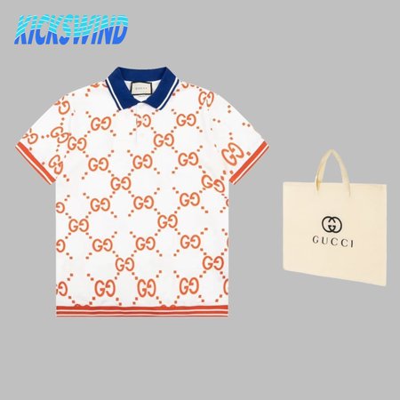 Gucci Baby GG Cotton Polo Shirt