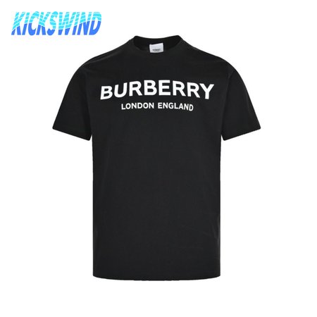 Burberry Street Style Plain Cotton Short Sleeves Logo Luxury T-Shirts