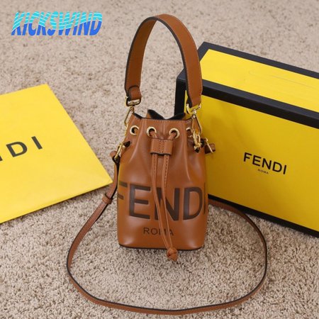 Fendi Mon Tresor Brown Leather Mini-Bag 8BS010AC9LF0QVK
