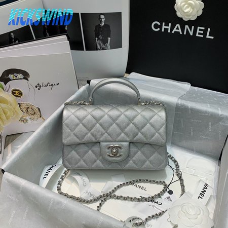 Chanel Mini Cf Handle Bags Lambskin Leather Crossbody Shoulder Bag