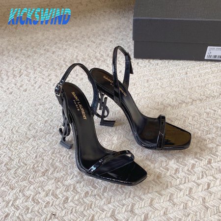 Saint Laurent Opyum 110 Patent Leather Sandals 35-42
