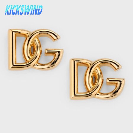 Dolce&Gabbana Logo Stud Earrings