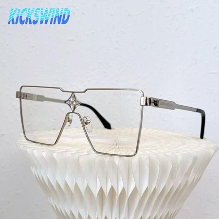 Metal Crystal Cyclone Sunglasses Z1701U Silver