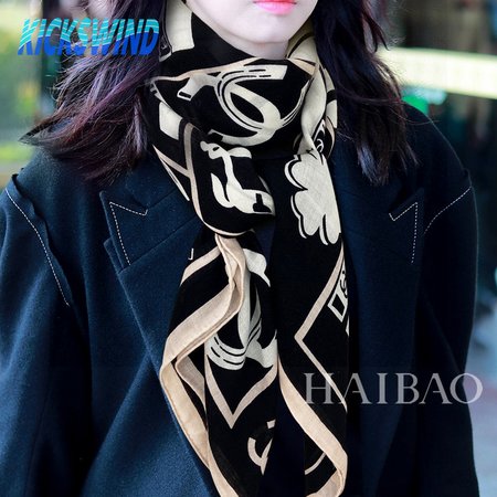 Chanel Cashmere Square Scarf