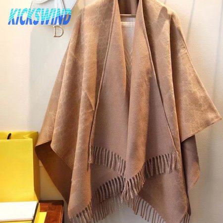 Fendi Reversible Cape Shawl