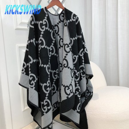 Gucci Reversible Square Scarf Shawl