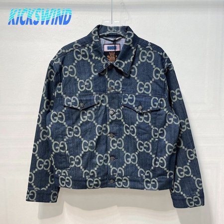 Gucci Jumbo GG Denim Jacket S-XL