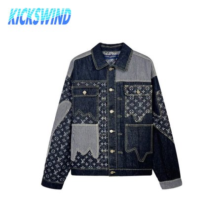 monogram crazy denim workwear jacket 1a9gej m-xl