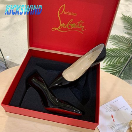 Christian Louboutin Kate 85mm Pumps Patent Calf Black 35-39
